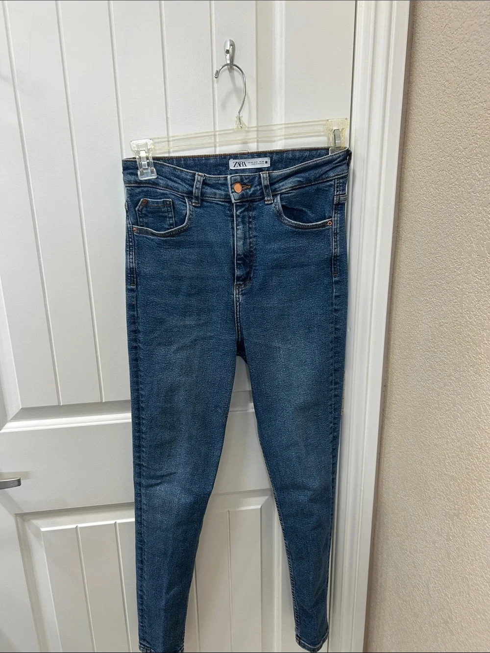 ZARA Skinny Dark Blue Women's Jeans